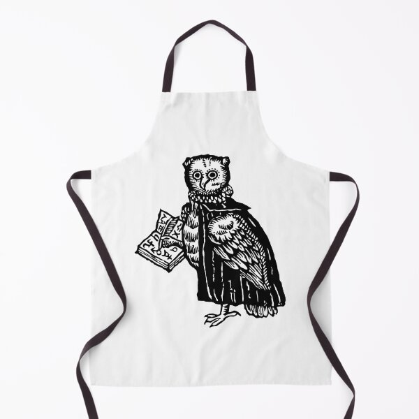 Item preview, medieval astrologer owl designed and sold by sweetpatina.