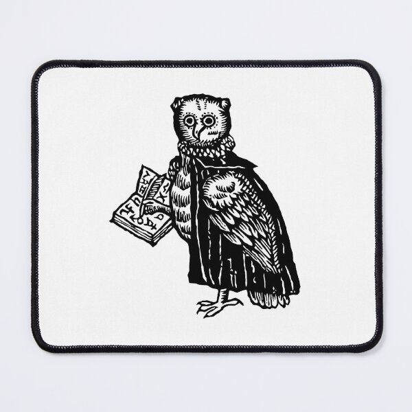 Item preview, medieval astrologer owl designed and sold by sweetpatina.