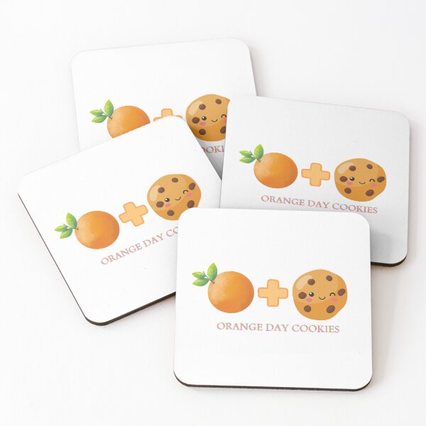 Item preview, Orange Day Cookies designed and sold by NoManDesign.