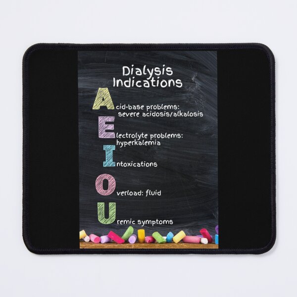 Item preview, Dialysis Indications: AEIOU Mnemonic designed and sold by Caregiverology.