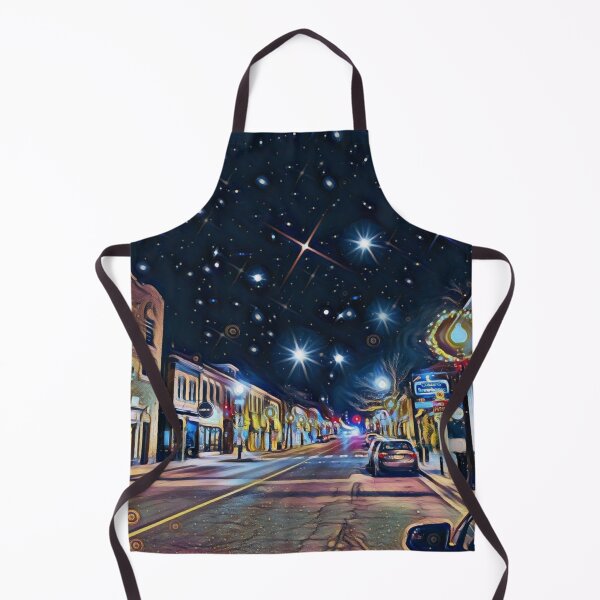 Item preview, Main St Christmas oil painting style designed and sold by Hamilton is Beautiful.