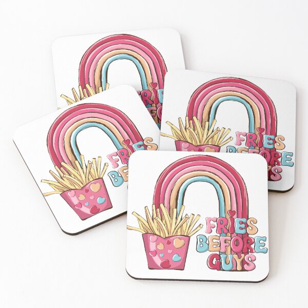 Item preview, fries before guys with rainbow designed and sold by sweetanndspooky.