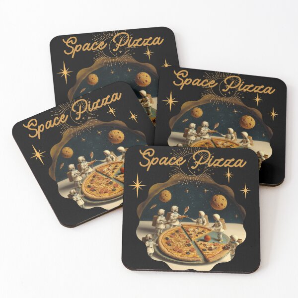 Item preview, Fantasy on the theme of Pizza in space Vintage comics designed and sold by GorinART.