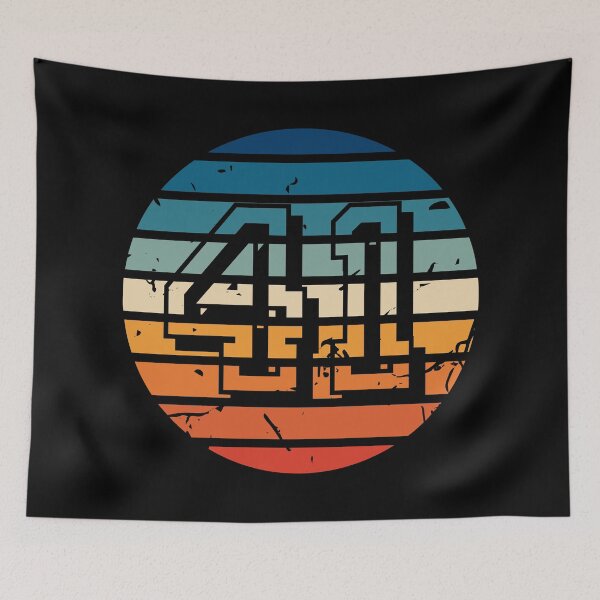 Item preview, Number 41 Vintage Retro Sport Sunset Birthday Squad Racing Numbers designed and sold by 27th-Tee.