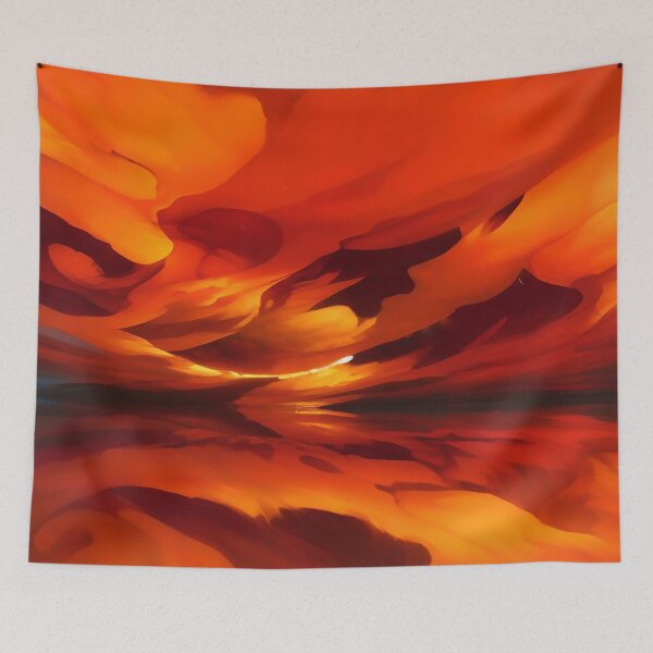Item preview, Orange, Yellow and Red Burning Flames Engulfed and Billowing designed and sold by deniselynnimage.