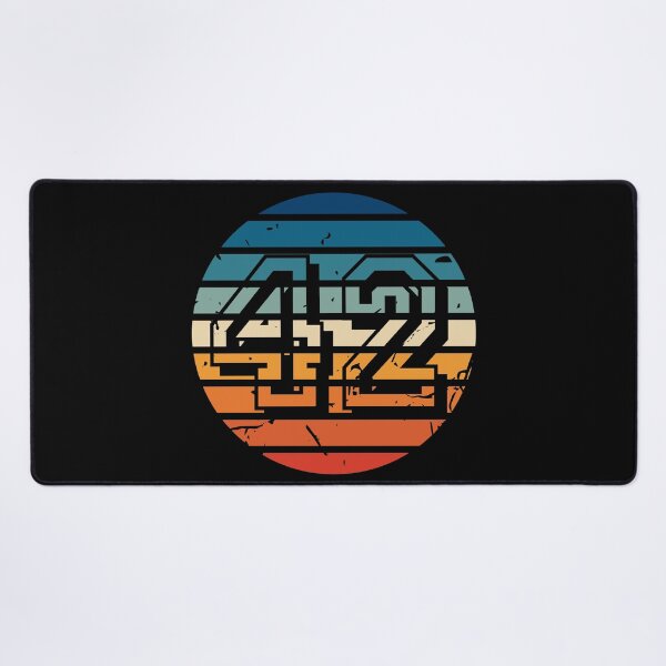 Item preview, Number 42 Vintage Retro Sport Sunset Birthday Squad Racing Numbers designed and sold by 27th-Tee.