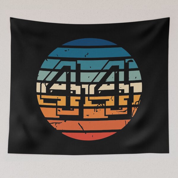 Item preview, Number 44 Vintage Retro Sport Sunset Birthday Squad Racing Numbers designed and sold by 27th-Tee.