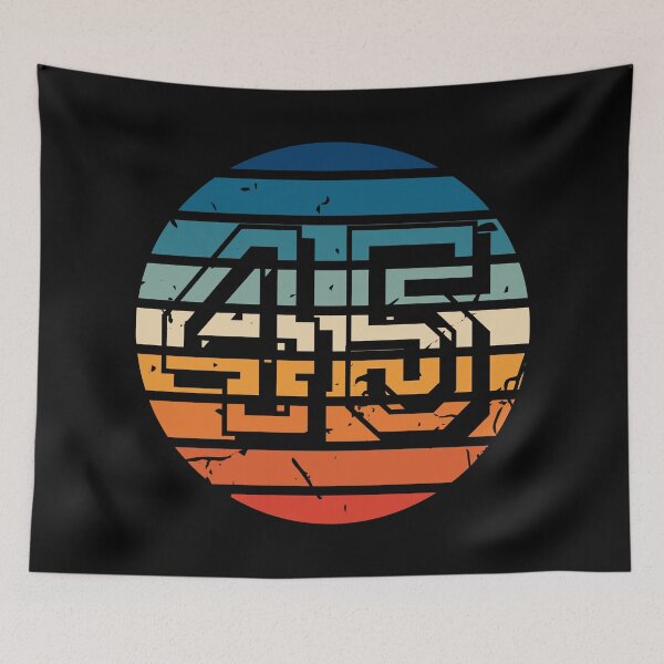 Item preview, Number 45 Vintage Retro Sport Sunset Birthday Squad Racing Numbers designed and sold by 27th-Tee.