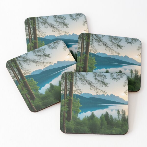 Item preview, Dreamlike Sunrise at the Lake designed and sold by Alt-Art-Digital.