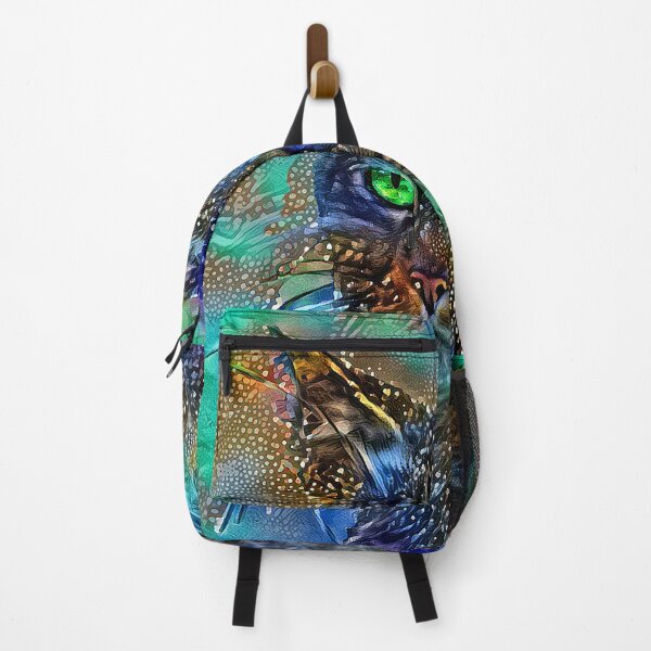 Item preview, Artificial neural style Starry night wild cat designed and sold by blackhalt.