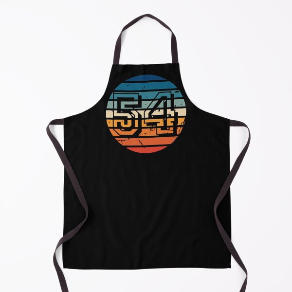 Item preview, Number 54 Vintage Retro Sport Sunset Birthday Squad Racing Numbers designed and sold by 27th-Tee.