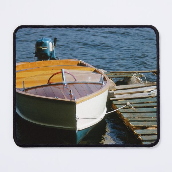 Item preview, 1950s - Wooden boat with an outboard motor designed and sold by thatwaslife.