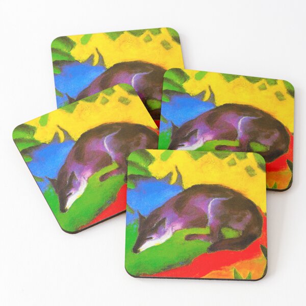 Item preview, FRANZ MARC HD - Blue Black Fox 1911  designed and sold by Go Logo Designs.