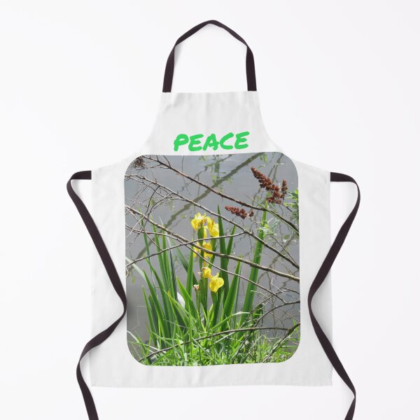 Artikelvorschau, Frieden - Blumen, Wasser, Stille entworfen und verkauft von TechLaughs.