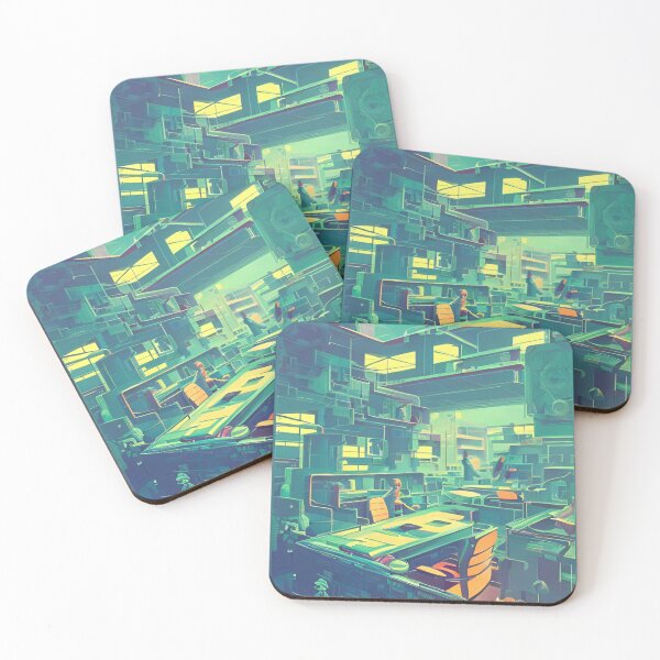 Item preview, Downtown Office, Year 2050 designed and sold by EsoteraArt.
