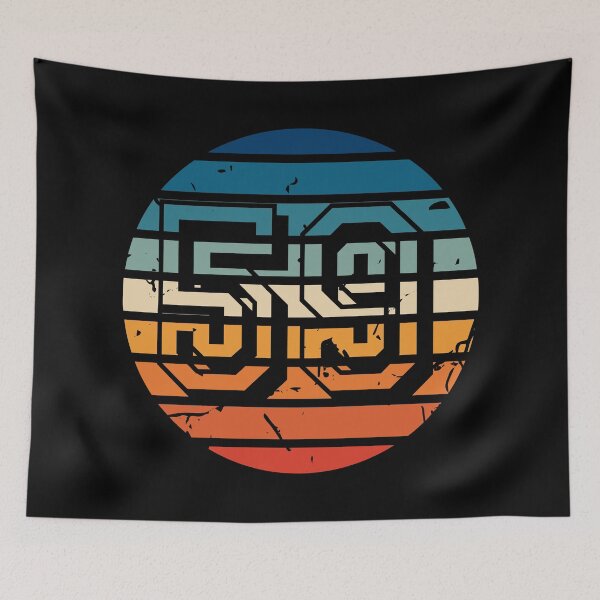 Item preview, Number 59 Vintage Retro Sport Sunset Birthday Squad Racing Numbers designed and sold by 27th-Tee.
