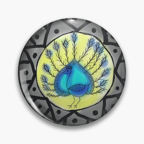 Item preview, warli inspired designed and sold by StudioMasha.