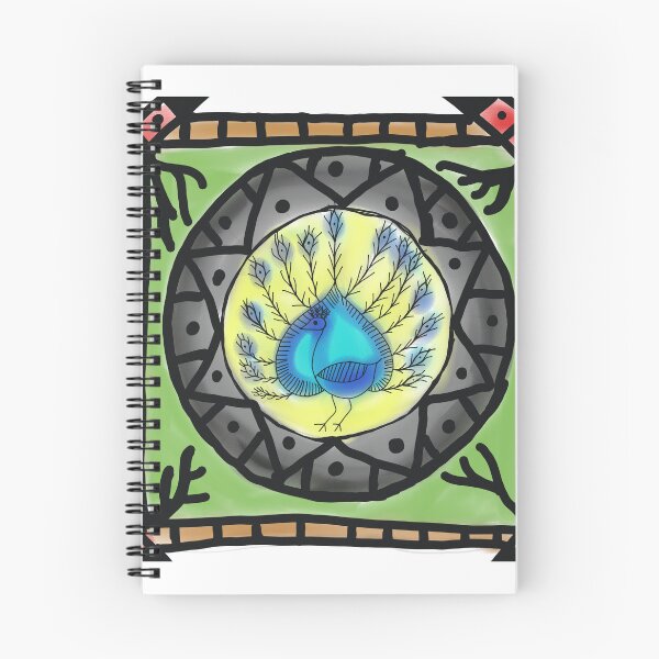 Item preview, warli inspired designed and sold by StudioMasha.