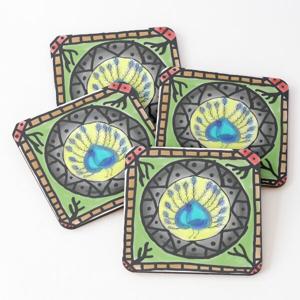 Item preview, warli inspired designed and sold by StudioMasha.