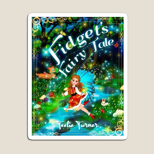 Item preview, Fidget's Fairy Tale Book Cover designed and sold by FairyBookClub.