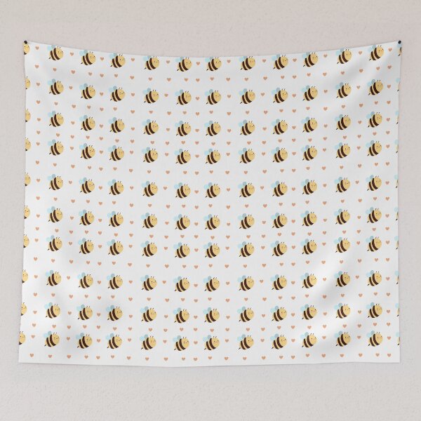 Item preview, Cute cartoon little bees pattern  designed and sold by Yarafantasyart.