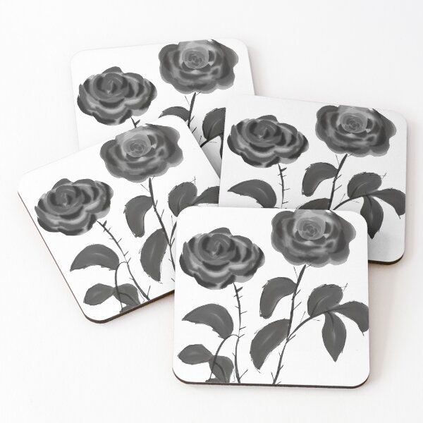 Item preview, rose sumie designed and sold by StudioMasha.