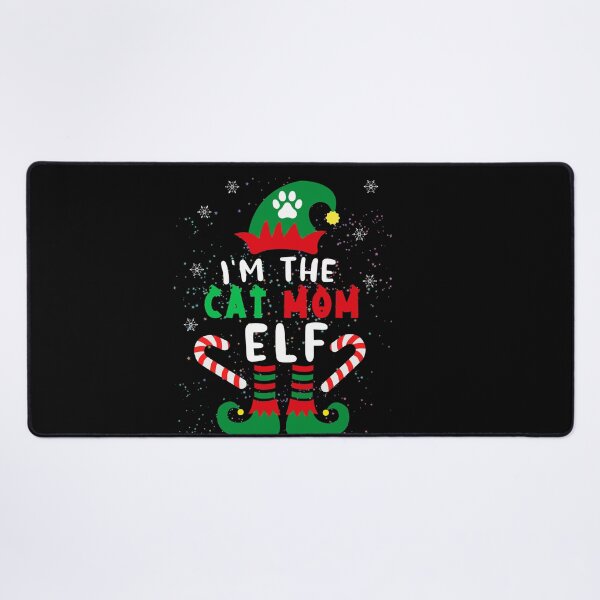 Item preview, women I'm The cat mom Elf Xmas Matching Christmas For Family designed and sold by POPLIN ⭐ ⭐ ⭐ ⭐ ⭐.