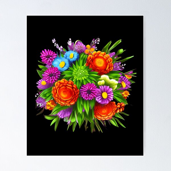 Aperçu de l'œuvre Bouquet de fleurs fantaisie créée et vendue par gramizzia.
