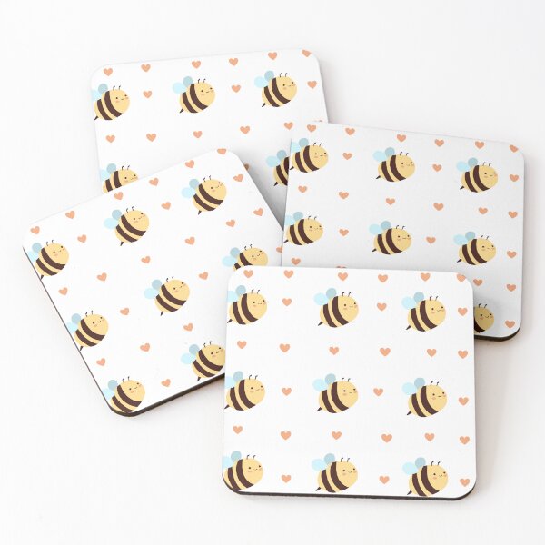 Item preview, Cute cartoon little bees pattern  designed and sold by Yarafantasyart.