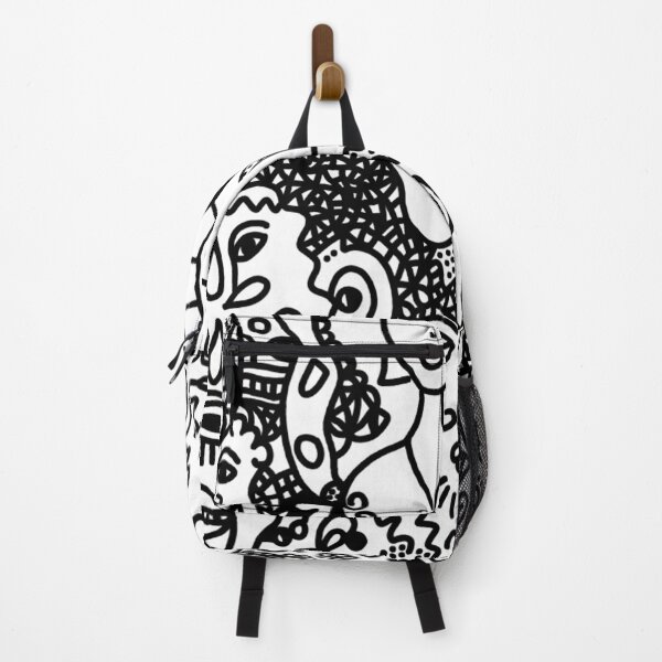 Item preview, Black and white doodle designed and sold by eucamila.