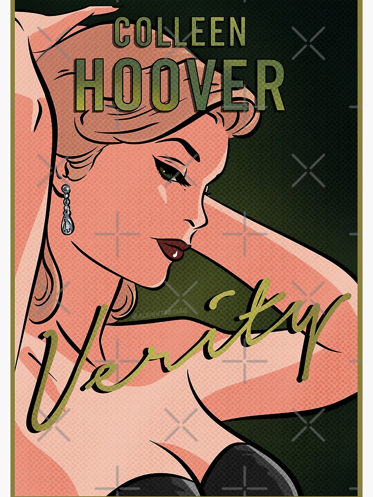 Colleen Hoover Book Spine Art Print COHO Book Cover Art Book