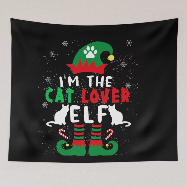 Item preview, I'm The cat lover Elf Xmas Matching Christmas For Family designed and sold by POPLIN ⭐ ⭐ ⭐ ⭐ ⭐.