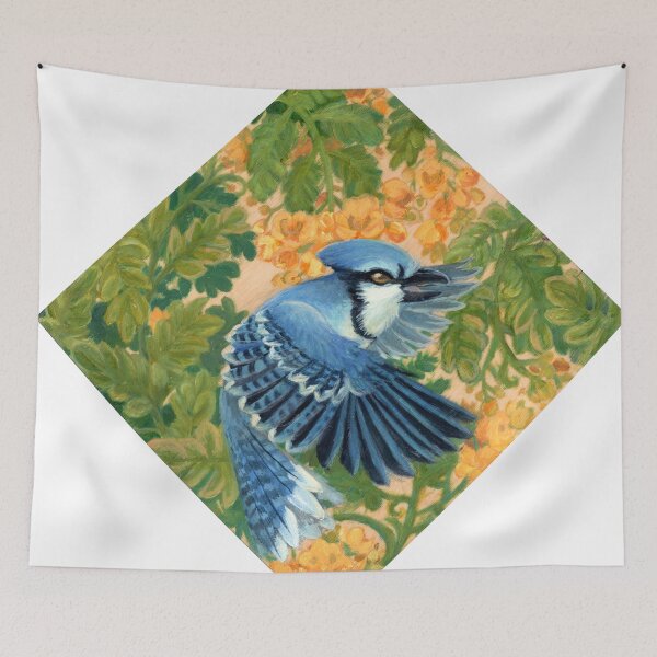 Item preview, Autumn Song: Blue Jay and Cassia designed and sold by CyanOwl.