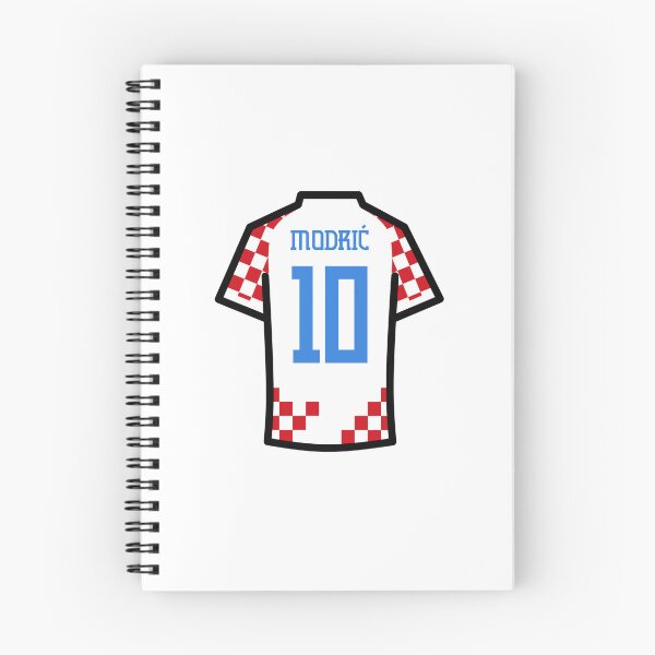 Item preview, Modric #10 CRO Red White Blue 22 Football Jersey designed and sold by Millustgfx.