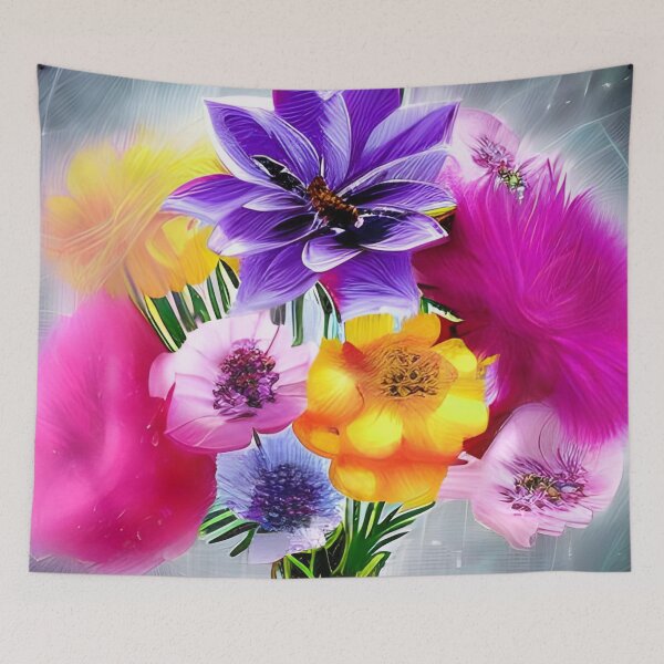 Item preview, Fantasy Flower Bouquet designed and sold by gramizzia.