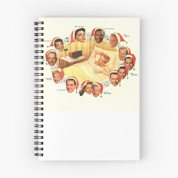 Item preview, Vintage Christmas Radio Ad with Judy Garland Dean Martin Nat King Cole designed and sold by Tracy Ayers.