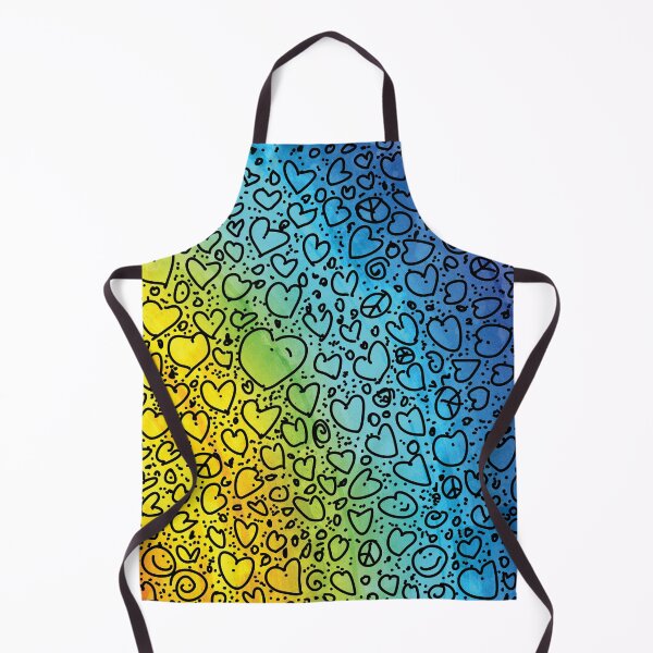 Item preview, Doodle Hearts on a Rainbow Arc… designed and sold by drumweaver.