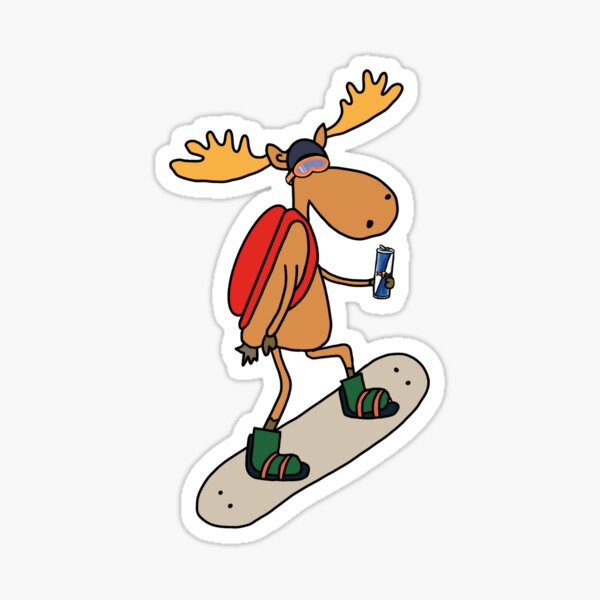 Item preview, Marley the Moose Takes on Snowboarding  designed and sold by TriciaMicheala.