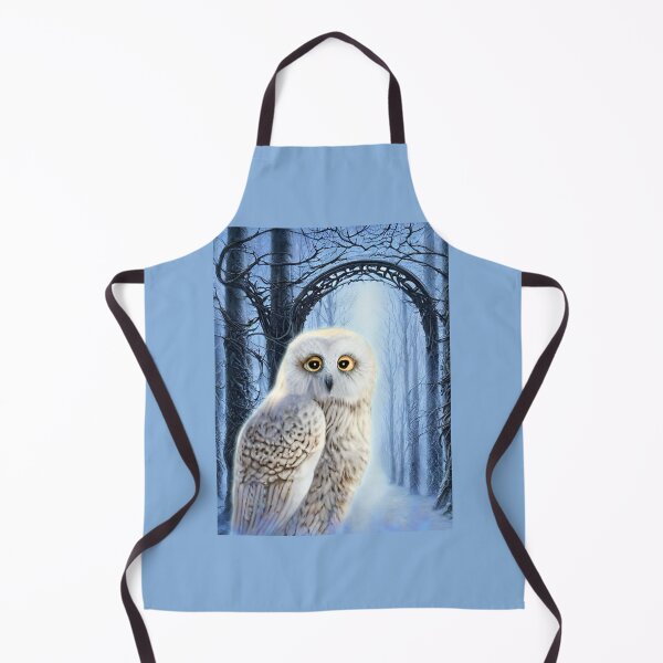 Item preview, Snowy Owl in Enchanted Forest, fantasy art designed and sold by LoneAngel.
