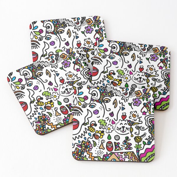 Item preview, Colored doodle designed and sold by eucamila.