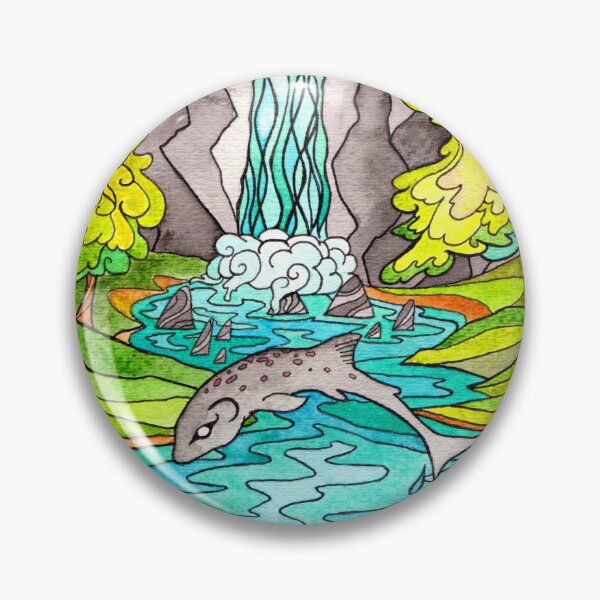 Item preview, Salmon of Knowledge designed and sold by quakeandquiver.