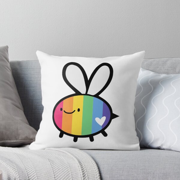 Item preview, Cute Happy Pride Bee designed and sold by littlecornershop.