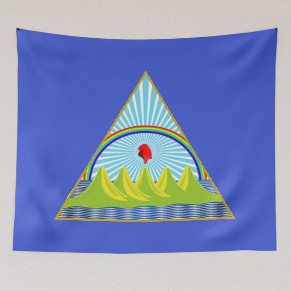 Item preview, Vintage Map Flag of Nicaragua (1903) designed and sold by CuteHigh01.