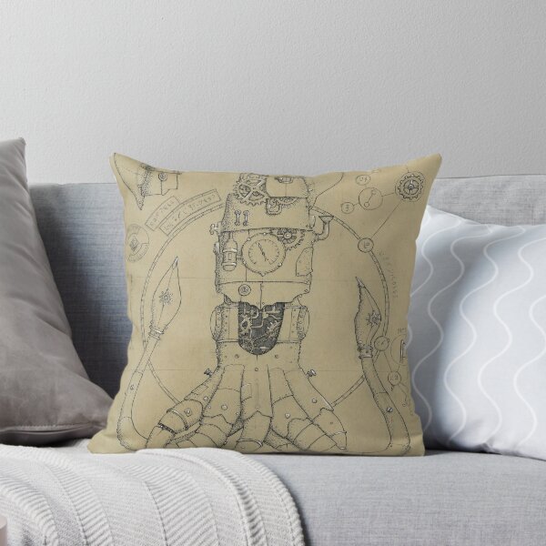 Item preview, Steampunk Squid (Ink Illustration Artwork ) designed and sold by Sam Deacon Art.