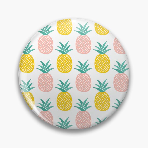 Aperçu de l'œuvre Yellow And Pink Pineapples  créée et vendue par 8justart socks and more.