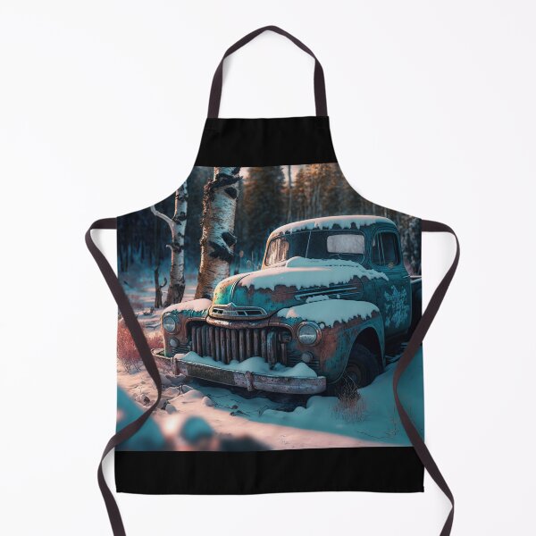 Item preview, Winter Pickup Truck #11, a perfect gift for all American Hot Rod fans designed and sold by RodZnRoll.