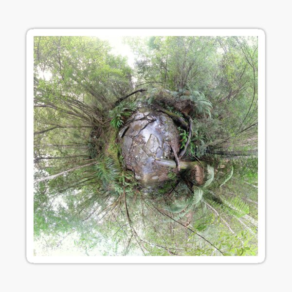 Little Earth in the Sandspit River Sticker
