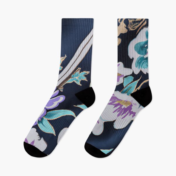 Item preview, Purple and Blue Floral Pattern designed and sold by Bakesales.