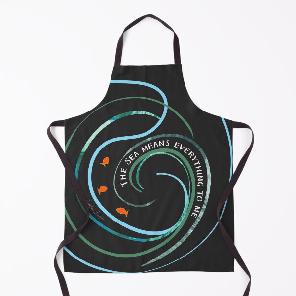 Item preview, Wild open water swimming, winter bathers. The sea means everything to me fun for swimmer lovers. Caroline Laursen Original designed and sold by Caroline Laursen.