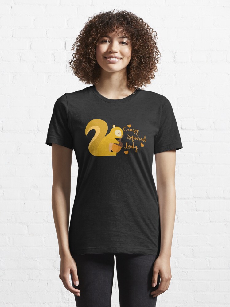 hello ladies squirrel t shirt